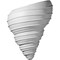 Ekena Millwork Wall Sconce, 12-1/2 in H, 10.13 in W, Factory Primed SCO10X05X12SH - alternate 1